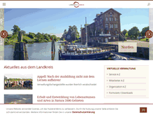 Tablet Screenshot of landkreis-aurich.de